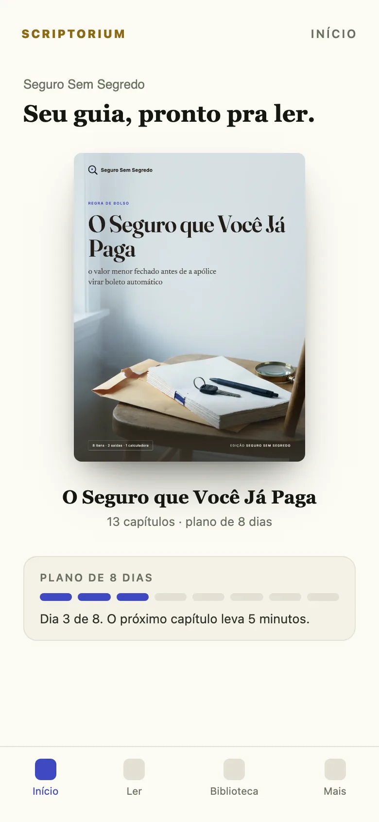 Capa do ebook O Seguro que Você Já Paga